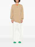 Comme Des Garçons Shirt X Lacoste asymmetric wool cardigan